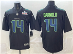 Seattle Seahawks #14 Sam Darnold Black Super Bowl LX Carbon Fashion Limited Jersey