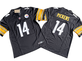 Pittsburgh Steelers #14 George Pickens Black Vapor F.U.S.E. Limited Jersey