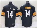 Pittsburgh Steelers #14 George Pickens Black Vapor Limited Jersey