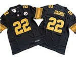 Pittsburgh Steelers #22 Najee Harris Color Rush Black Vapor F.U.S.E. Limited Jersey