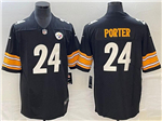 Pittsburgh Steelers #24 Joey Porter Jr. Black Vapor Limited Jersey