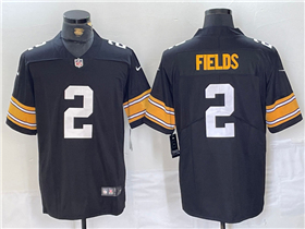 Pittsburgh Steelers #2 Justin Fields Alternate Black Vapor Limited Jersey