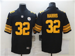 Pittsburgh Steelers #32 Franco Harris Black Color Rush Limited Jersey