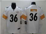 Pittsburgh Steelers #36 Jerome Bettis White Vapor Limited Jersey
