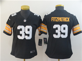 Pittsburgh Steelers #39 Minkah Fitzpatrick Women's Alternate Black Vapor Limited Jersey