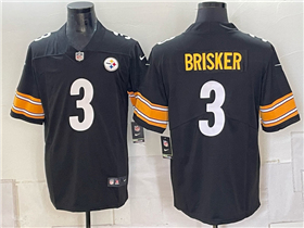 Pittsburgh Steelers #3 Jaquan Brisker Black Vapor Limited Jersey