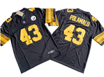 Pittsburgh Steelers #43 Troy Polamalu Color Rush Black Vapor F.U.S.E. Limited Jersey
