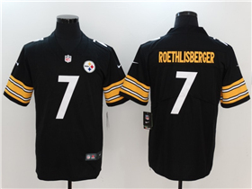Pittsburgh Steelers #7 Ben Roethlisberger Black Vapor Limited Jersey