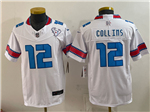 Houston Texans #12 Nico Collins Youth 2026 White Rivalries Vapor F.U.S.E. Limited Jersey