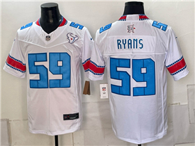 Houston Texans #59 DeMeco Ryans 2026 White Rivalries Vapor F.U.S.E. Limited Jersey