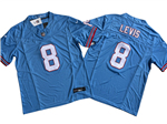 Tennessee Titans #8 Will Levis Light Blue Oilers Throwback Vapor F.U.S.E. Limited Jersey