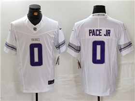 Minnesota Vikings #0 Ivan Pace Jr. Alternate White Vapor F.U.S.E. Limited Jersey