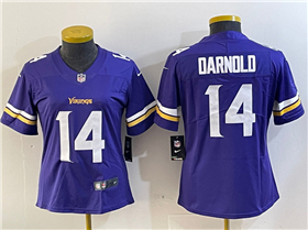 Minnesota Vikings #14 Sam Darnold Women's Purple Vapor Limited Jersey