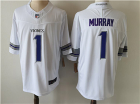Minnesota Vikings #1 Kyler Murray Alternate White Vapor F.U.S.E. Limited Jersey