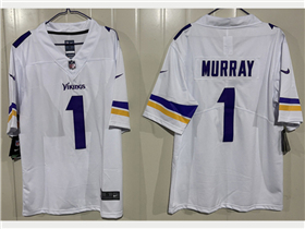 Minnesota Vikings 1 Kyler Murray White Vapor Limited Jersey
