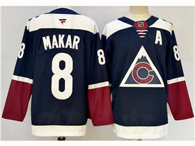 Colorado Avalanche #8 Cale Makar 2024 Navy Alternate Jersey