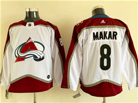 Colorado Avalanche #8 Cale Makar Youth White Jersey