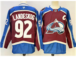 Colorado Avalanche #92 Gabriel Landeskog Home Burgundy Jersey