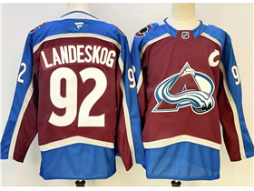 Colorado Avalanche #92 Gabriel Landeskog Home Burgundy Jersey