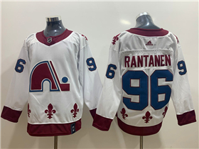 Colorado Avalanche #96 Mikko Rantanen White 2020/21 Reverse Retro Jersey