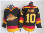 Vancouver Canucks #10 Pavel Bure 1980's CCM Vintage Black Jersey