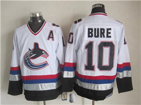 Vancouver Canucks #10 Pavel Bure 2005 CCM Vintage White Jersey