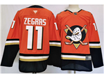 Anaheim Ducks #11 Trevor Zegras 2024 Orange Jersey