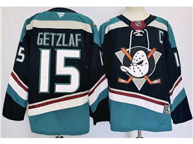 Anaheim Ducks #15 Ryan Getzlaf 2024 Alternate Black Jersey