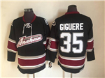 Anaheim Mighty Ducks #35 Jean-Sébastien Giguère 2005 CCM Vintage Black Jersey