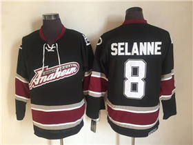 Anaheim Mighty Ducks #8 Teemu Selänne 2005 CCM Vintage Black Jersey