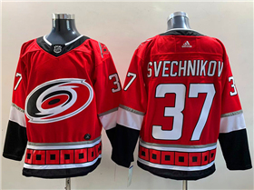 Carolina Hurricanes #37 Andrei Svechnikov Red Jersey