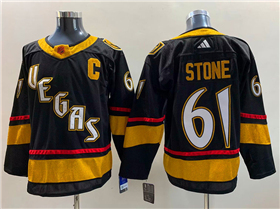 Vegas Golden Knights #61 Mark Stone Black Reverse Retro 2.0 Jersey