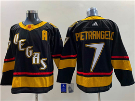 Vegas Golden Knights #7 Alex Pietrangelo Black Reverse Retro 2.0 Jersey