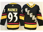 Vegas Golden Knights #93 Mitch Marner Black Reverse Retro Jersey