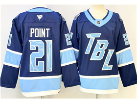 Tampa Bay Lightning #21 Brayden Point Blue 2025 Stadium Series Jersey