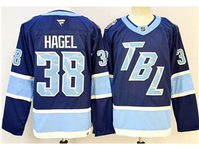 Tampa Bay Lightning #38 Brandon Hagel Blue 2025 Stadium Series Jersey