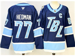 Tampa Bay Lightning #77 Victor Hedman Blue 2025 Stadium Series Jersey