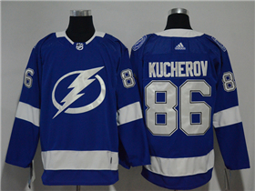 Tampa Bay Lightning #86 Nikita Kucherov Blue Jersey