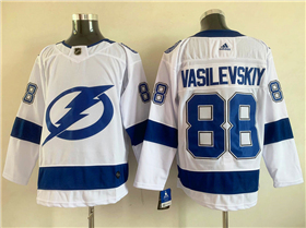 Tampa Bay Lightning #88 Andrei Vasilevskiy White Jersey