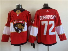 Florida Panthers #72 Sergei Bobrovsky Red Jersey