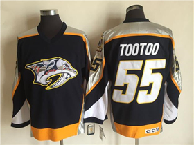 Nashville Predators #55 Jordin Tootoo 2003 CCM Vintage Black Jersey