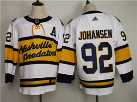 Nashville Predators #92 Ryan Johansen White 2020 Winter Classic Jersey