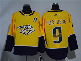 Nashville Predators #9 Filip Forsberg Gold Jersey