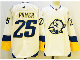 Buffalo Sabres #25 Owen Power White Reverse Retro 2.0 Jersey