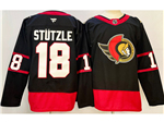 Ottawa Senators #18 Tim Stützle 2024 Black Jersey