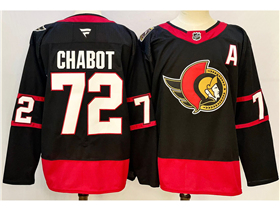 Ottawa Senators #72 Thomas Chabot 2024 Black Jersey