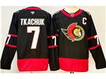 Ottawa Senators #7 Brady Tkachuk 2024 Black Jersey