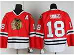 Chicago Blackhawks #18 Denis Savard CCM Vintage Red Jersey