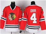 Chicago Blackhawks #4 Bobby Orr CCM Vintage Red Jersey