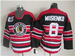 Chicago Blackhawks #8 Bill Mosienko 1940's CCM Vintage Black Jersey